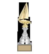 ODAK KUPA - Figürlü Kupalar - Yelken Figürlü Kupalar FG-024 B - 33 cm