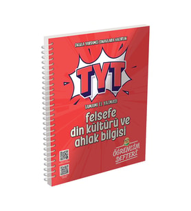 TYT Felsefe Din Kültürü Öğrencim Defteri Murat Eğitim Yayınları