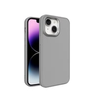 Coverzone ?phone 13-14 ile Uyumlu K�?e Korumal? Buzlu Saydam Metal �er�eveli � Darbeye Dayan?kl?, Kamera Korumal?, Mat Arka Y�zey, Ultra ?nce ?effaf Koruma Telefon K?l?f?