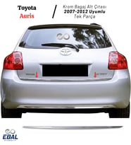 Toyota Auris Krom Alt Bagaj Çıtası 2007-2012 P.Çelik