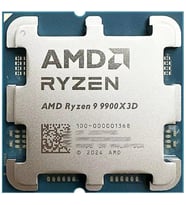 AMD RYZEN 9 9900X3D 128MB 12çekirdekli O/B UHD AM5 170w Kutusuz+Fansız