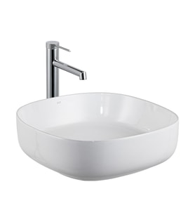 E-W1203 Tezgah Üstü Lavabo Parlak Beyaz