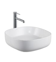 E-W1203 Tezgah Üstü Lavabo Parlak Beyaz