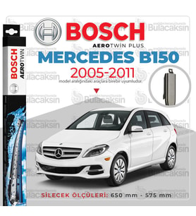 Bosch Aerotwin Muz Silecek Takımı Mercedes B150 W245 2005-2011 ile uyumlu