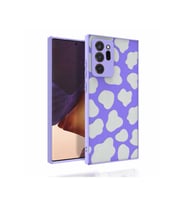 Samsung Galaxy Note 20 Ultra Uyumlu Kılıf Desenli Kamera Korumalı Parlak Zore Nora Kapak (Model 6)