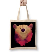 Cute Galactic Polar Bear Space Exploration Bez Çanta Uzun Saplı