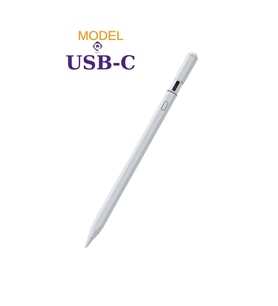 Fuchsia Pencil USB-C Yeni Nesil Dokunmatik Tablet Kalemi (Beyaz)