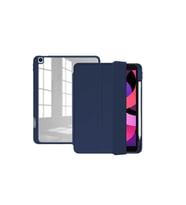 Apple iPad 10.2 2021 (9.Nesil) Uyumlu Kılıf Zore Nort Arkası Şeffaf Standlı Kılıf (Lacivert)