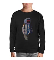 Mr. Robot Siyah Çocuk Sweatshirt