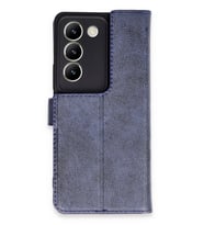V30 Lite 4G Kılıf Trend S Plus Kapaklı Kılıf - Lacivert