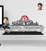 Kişiye Özel Nihayetinde Kolay Yetişmiyor İş Adamı Erkek Ahşap Biblo-37
