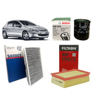 Peugeot 307 2.0 Benzinli Filtre Bakım Seti (2000-2005)