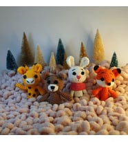 Amigurumi Hayvan Figürlü Parmak Kukla