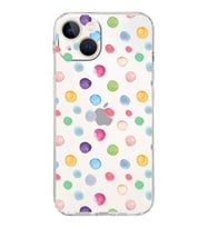 PrintiFy iPhone 13 Mini ile Uyumlu Water Color 6  Kamera Korumalı Şeffaf  Kılıf