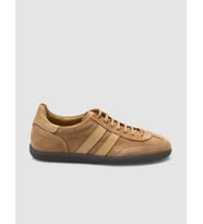 %100 Hakiki Deri Taba Süet Bağcıklı Kadın Sneaker