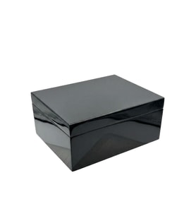 PremiumQuality Porto Alegre Siyah Sedir Humidor Puro Kutusu