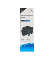 Ps4 Şarj Istasyonu Playstation 4 Uyumlu Şarj Standı Hızlı Şarj Göstergeli (Siyah)