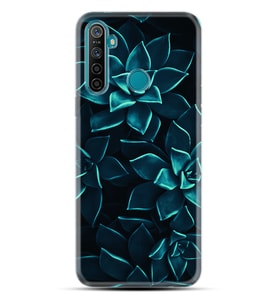Realme 5i 5 Pro 6i 7 Pro 8 Kılıf Desemli Silikon Mistik Çiçekler 1650