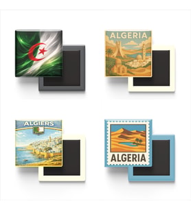 Buzdolap Magnetleri - Cezayir Cezayir - Algeria - 4'lü Set Magneti