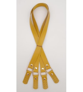 Angel Çanta Aksesuar Karedört Model Gerçek Deri Limon Küfü Renk Çanta Sapı Light Gold Metal