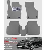 KİA CEED HATCHBACK (2012-2018) Uyumlu EVA Paspas Tam Set–Araca Özel,Kolay Montaj,Su Geçirmez