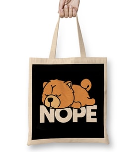 Chow Chow Dog Nope Bez Çanta Uzun Saplı