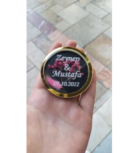 Sonsuzluk Magneti -  Magnet Nikah Şekeri - Nişan Şekeri - Söz Şekeri - Düğün Magnet - Nişan Magnet - Söz Magnet - Yenidoğan Magnet - Doğum Magnet - Yaş Magnet 7cm