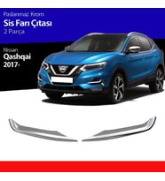 Nissan Qashqai Sis Farı Çerçevesi Kromu Nikelajı 2017 Sonrası