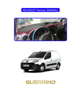 PEUGEOT Partner EKRANLITORPİDO KORUMA HALISI MAVİ KENAR