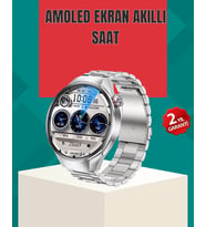 Northcity Metal Gövdeli AMOLED Akıllı Saat – Kan Oksijen Nabız ve Arama Fonksiyonlu