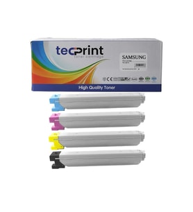 Tecprint Samsung CLX-9201 Uyumlu CLT-809S 4 Renk (CMYK) Muadil Toner Seti