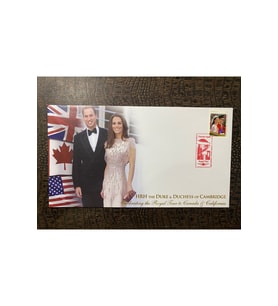 2011 İngiltere Kraliyet HRH THE DUKE & DUCHESS OF CAMBRİDGE Celebrating the Royal Tour to Canada an