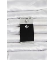 316L Cerrahi Çelik Zirkon Taşlı Göbek Piercing TJ-PR1385