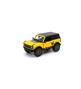 Kinsmart 2022 Ford Bronco w/ printing (Hard Top) Sarı 1/34 Model Araba
