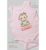 Sakin Görünüyorum Aldanma! v2 Baskılı Bebek Zıbını – Çıtçıtlı Body  %100 Pamuk Sıfır Kol (Bebek Pembesi)