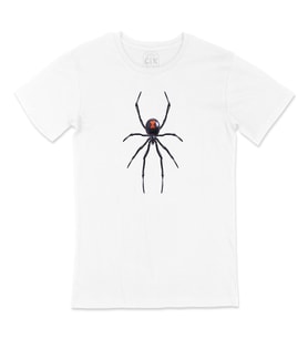 Black Widow Gerçek Örümcek Tişört