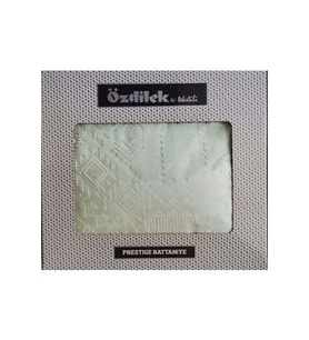 Özdilek Prestige Kalın Embos Çift Kişilik Battaniye (220x240 A Yeşil (KAHVE)