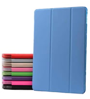 Galaxy Tab A T550 9.7 Smart Cover Standlı 1-1 Kılıf (Mavi)