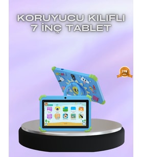 Taşınabilir 7 İnç Tablet Göz Koruyucu Ekran ve Uzun Pil Ömrü