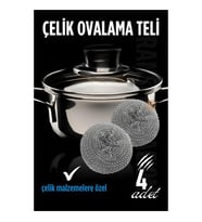 Transformacion Çelik Bulaşık Ovalama Teli 4 Adet 715602