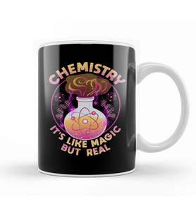 Funny Chemistry It's Like Magic But Real Science Kupa Bardak Porselen