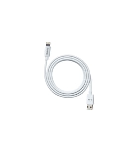 ECO-ALT Beyaz USB-A-Lightning Kablo – 1.2 m, 2.4 A Hızlı Şarj