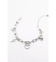 Charm Tfn Zincir Bileklik - Gümüş