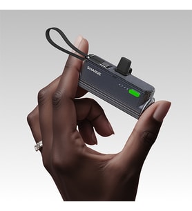 Sharge Flow Mini - Kompakt ve Hızlı Taşınabilir Powerbank - Siyah