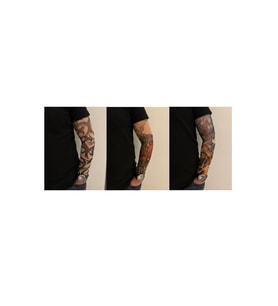Giyilebilir Dövme 3 Çift 6 Adet Kol Çorap Dövmesi Sleeve tattoo Set20
