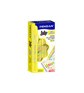 Jelly Neon Jel Kalem 12'li Kutu