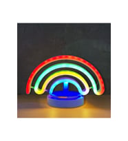 Neon Işık Gece Lambası Ev için Neon Lamba Düğün Parti Dekoru için Duvar Dekoru Gökkuşağı Tasarımlı