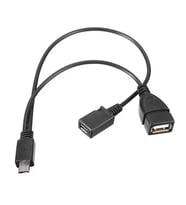 Powermaster PM-17971 USB Dişi Micro USB Erkek Dişi 20 Cm Y OTG Kablo