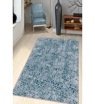 Zümrüt Leopar Kaymaz Tabanlı Makinede Yıkanabilir Halı LE009 - 100 x 160 cm