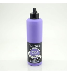 Cadence Hybrid Multisurface Akrilik Boya 500 ml. H-034 MOR 